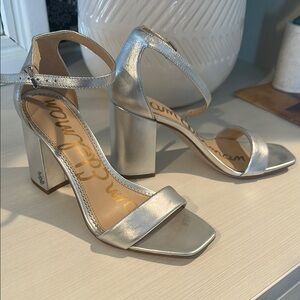 Sam Edelman silver heels